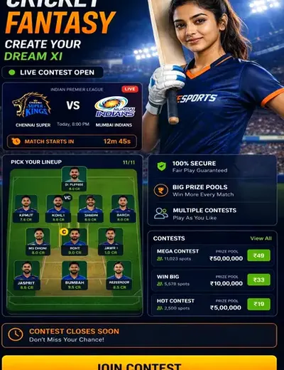Hero11 (hero11) fantasy cricket & matchday visual 3